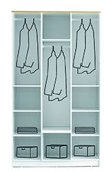 Melinda 3 Kapılı Dolap