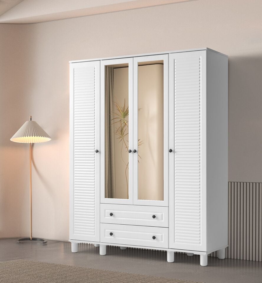 Kayra 4 Kapılı Dolap