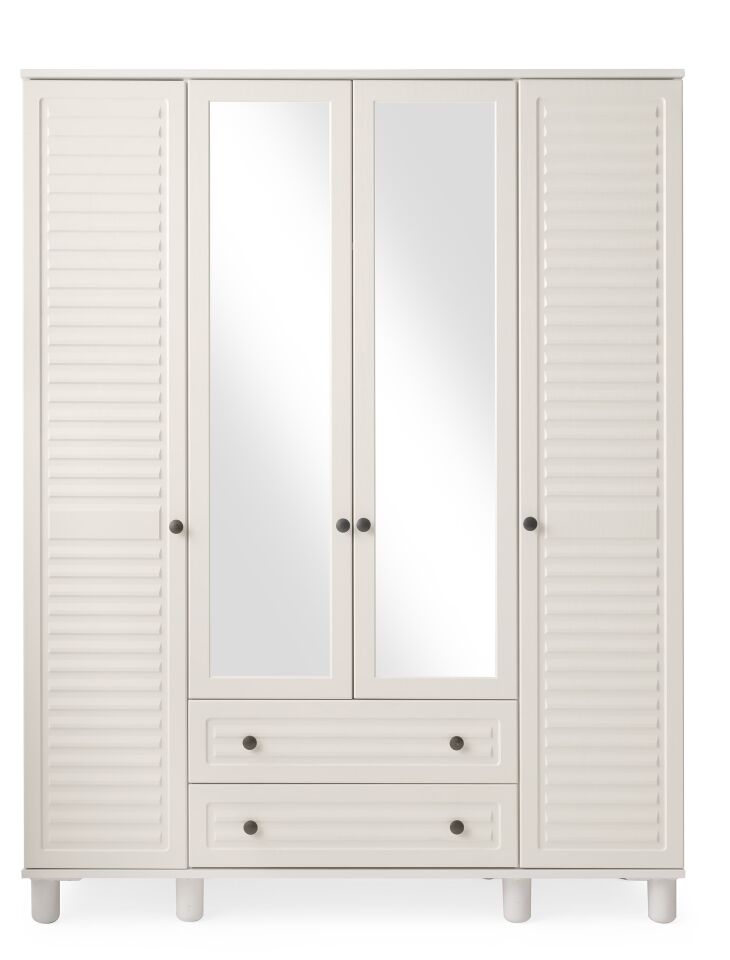 Luna Aytaşı 4 Kapılı Dolap