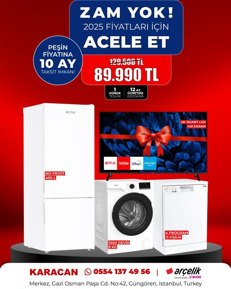 Altus Beyaz Eşya Paketi - 6